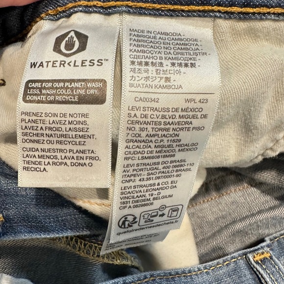 Levi's 527 Slim Bootcut Jeans Mens 36x31 (measured) Blue Medium Wash Denim - Picture 5 of 11